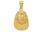 FJC Finejewelers 14k Yellow Gold 3d Firefighter Hat Charm