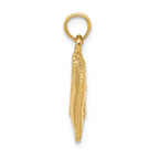 FJC Finejewelers 14k Yellow Gold Satin 3d Cosmetic Pouch Charm