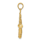 FJC Finejewelers 14k Yellow Gold Solid Polished 3d Saxophone Charm