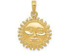 FJC Finejewelers 14k Yellow Gold Solid Polished 3d Sun Charm