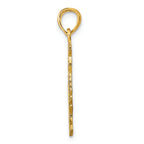 FJC Finejewelers 14k Yellow Gold Polished Cat Charm