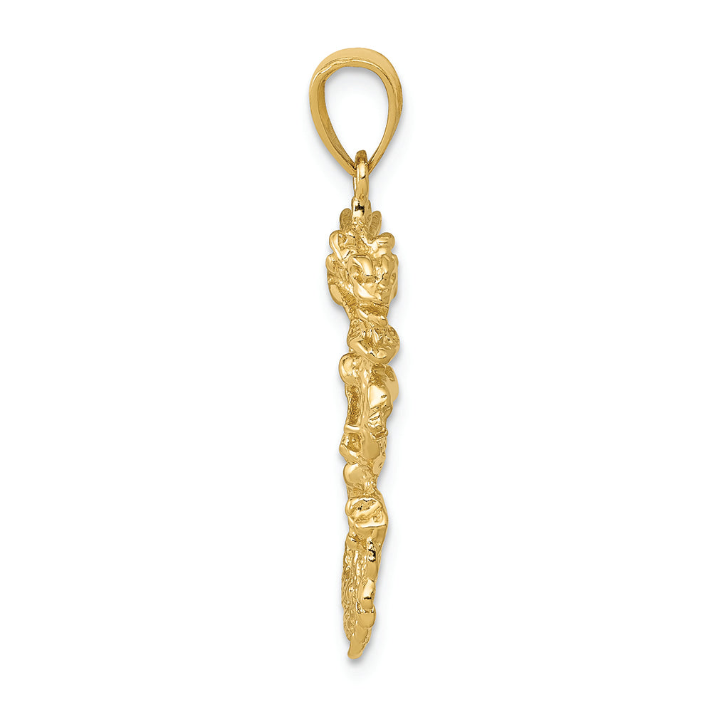 FJC Finejewelers 14k Yellow Gold Solid 3d Dragon Charm
