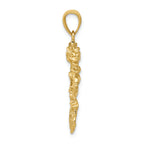FJC Finejewelers 14k Yellow Gold Solid 3d Dragon Charm