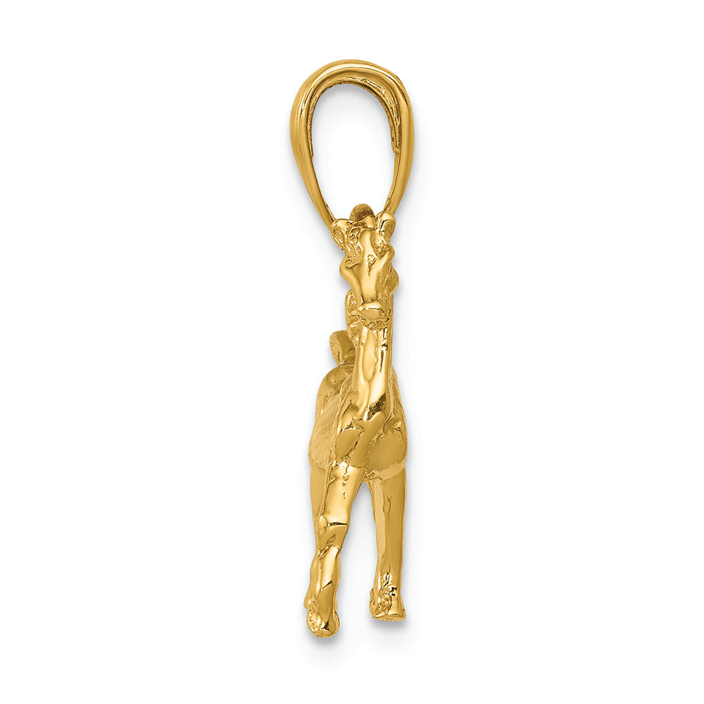 FJC Finejewelers 14k Yellow Gold Solid Polished 3D Horse Charm