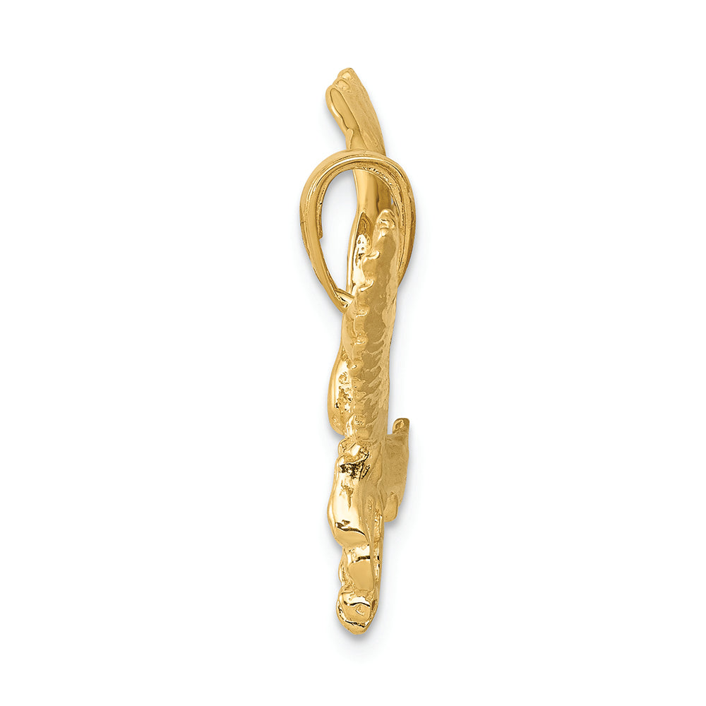 FJC Finejewelers 14k Yellow Gold Solid Polished Eagle Charm