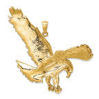 FJC Finejewelers 14k Yellow Gold Solid Polished Eagle Charm