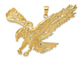 FJC Finejewelers 14k Yellow Gold Solid Polished Eagle Charm