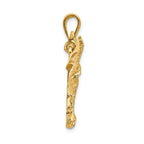 FJC Finejewelers 14k Yellow Gold Solid Polished Eagle Charm