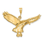 FJC Finejewelers 14k Yellow Gold Solid Polished Eagle Charm