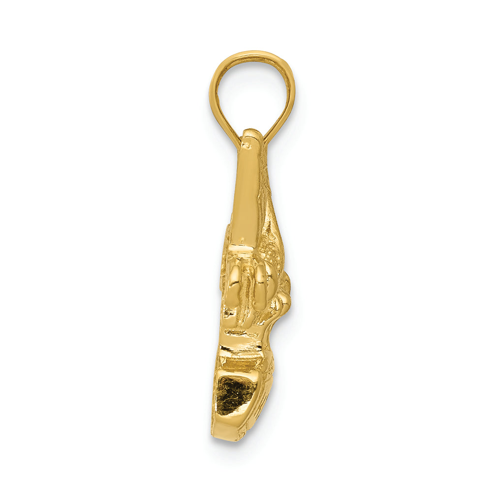 FJC Finejewelers 14k Yellow Gold 3d Honey Bee Charm