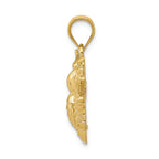 FJC Finejewelers 14k Yellow Gold Solid Open-backed Bee Charm