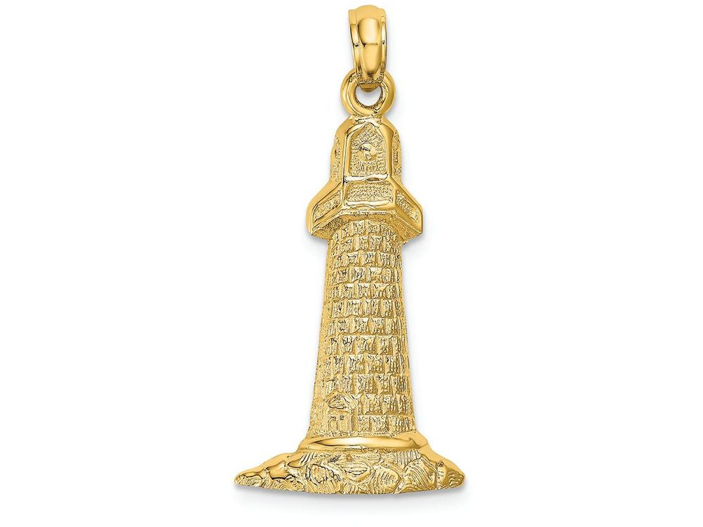 FJC Finejewelers 14k Yellow Gold Lighthouse Charm