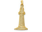 FJC Finejewelers 14k Yellow Gold Lighthouse Charm