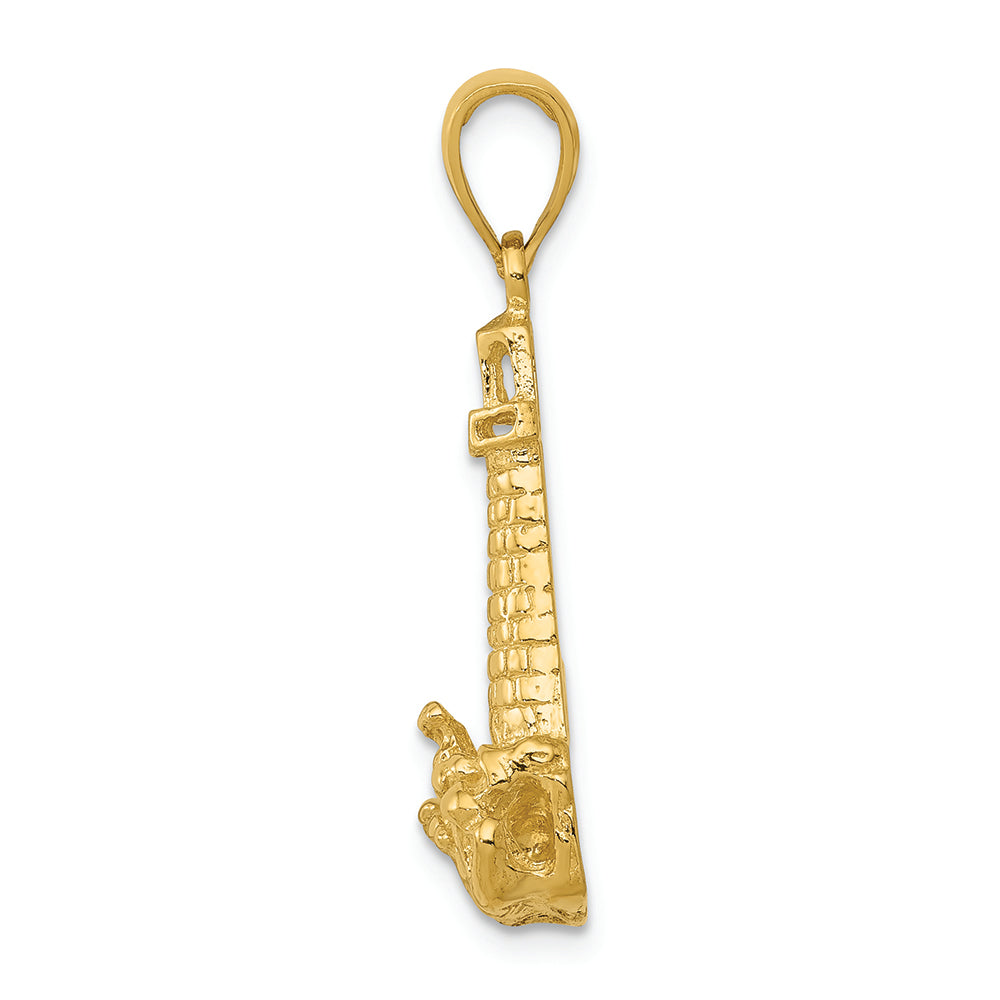FJC Finejewelers 14k Yellow Gold Lighthouse Charm