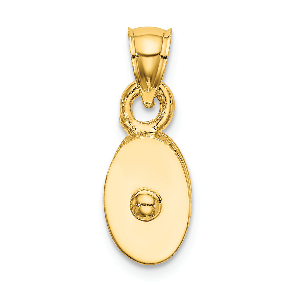 FJC Finejewelers 14k Yellow Gold Polished 3d Moveable Pulley Charm