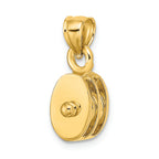 FJC Finejewelers 14k Yellow Gold Polished 3d Moveable Pulley Charm