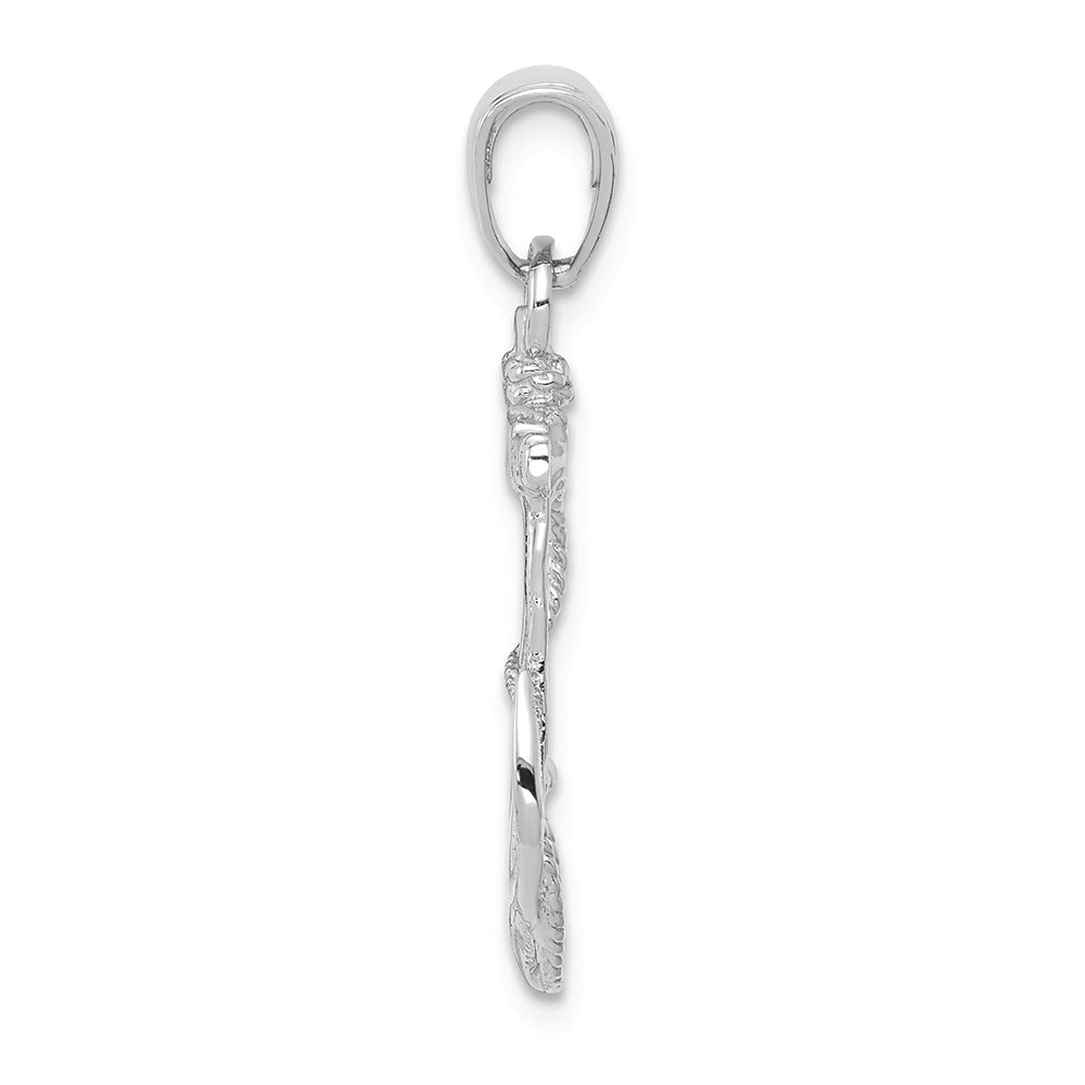 FJC Finejewelers 14k White Gold Solid Polished Anchor Charm