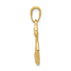 FJC Finejewelers 14k Yellow Gold Solid Polished Anchor Charm
