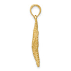 FJC Finejewelers 14k Yellow Gold Polished Open-backed Starfish Charm