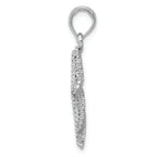 FJC Finejewelers 14k White Gold White Starfish with Small Holes Charm