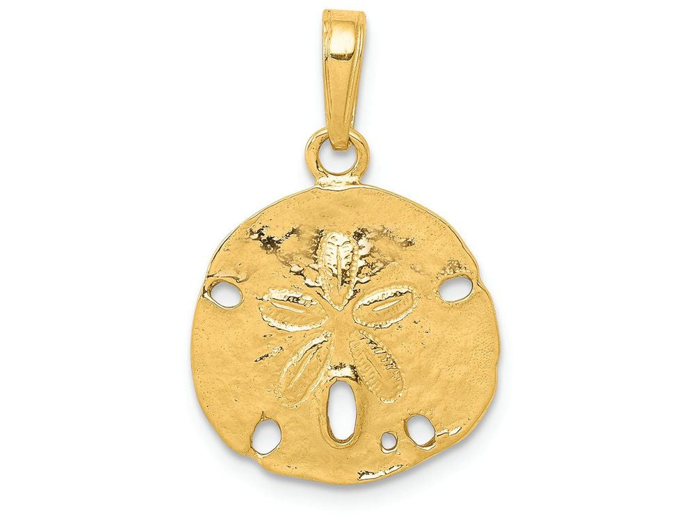 FJC Finejewelers 14k Yellow Gold Polished Sand Dollar Charm
