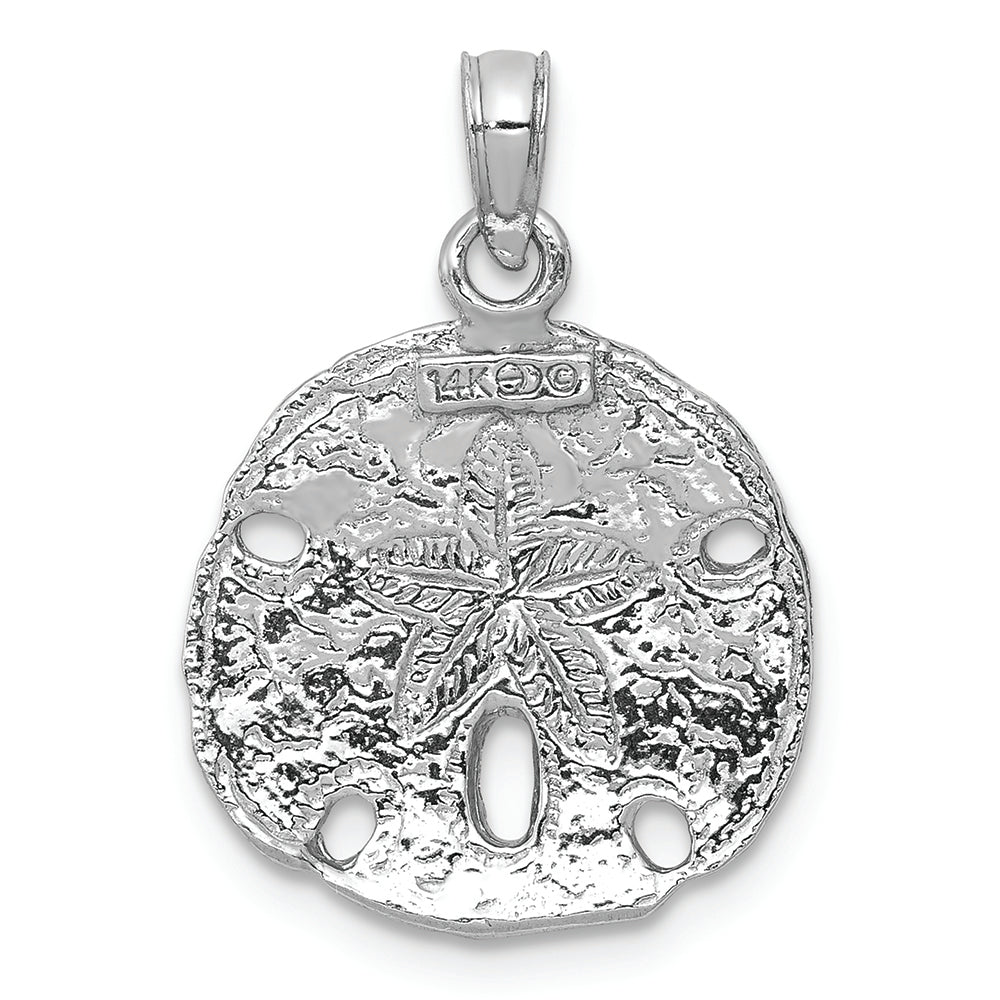 FJC Finejewelers 14k White Gold White Sand Dollar Charm