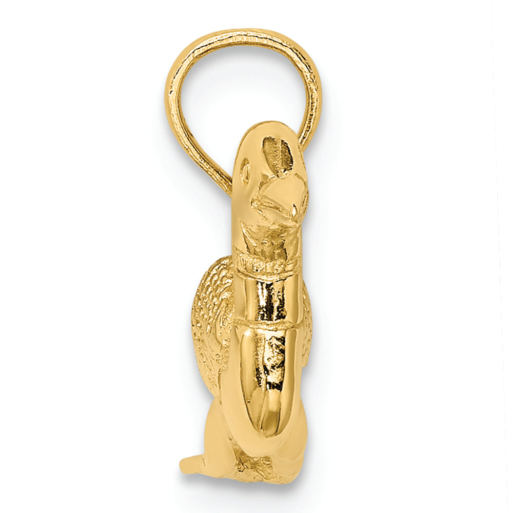 FJC Finejewelers 14k Yellow Gold Solid Polished 3d Mallard Charm