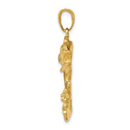 FJC Finejewelers 14k Yellow Gold Polished Open-backed Bass Fish Charm