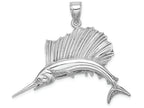 FJC Finejewelers 14k White Gold White Sailfish Charm