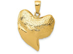 FJC Finejewelers 14k Yellow Gold Solid Polished 3d Shark Tooth Charm