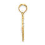 FJC Finejewelers 14k Yellow Gold Solid Polished Golf Theme Charm
