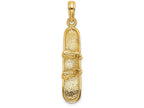 FJC Finejewelers 14k Yellow Gold Solid Polished 3d Snowboard Charm