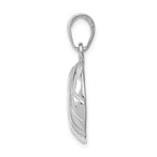 FJC Finejewelers 14k White Gold White Volleyball Charm