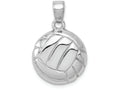 FJC Finejewelers 14k White Gold White Volleyball Charm