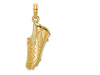FJC Finejewelers 14k Yellow Gold Polished Open-backed Jogging Shoe Charm