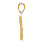 FJC Finejewelers 14k Yellow Gold Polished Running Shoe Charm