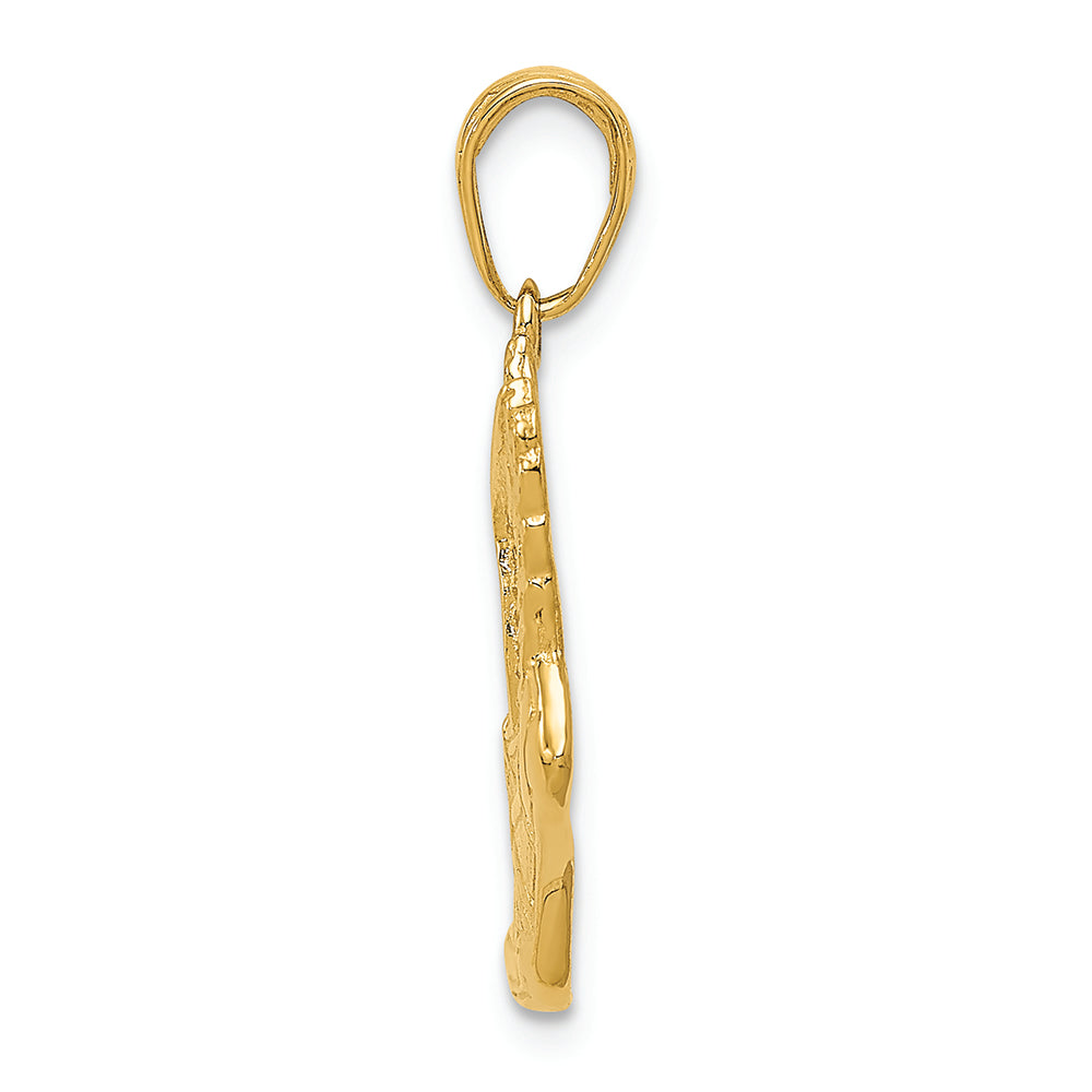 FJC Finejewelers 14k Yellow Gold Polished Running Shoe Charm