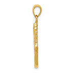 FJC Finejewelers 14k Yellow Gold Polished Running Shoe Charm