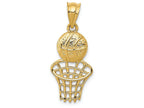 FJC Finejewelers 14k Yellow Gold Basketball Net Charm