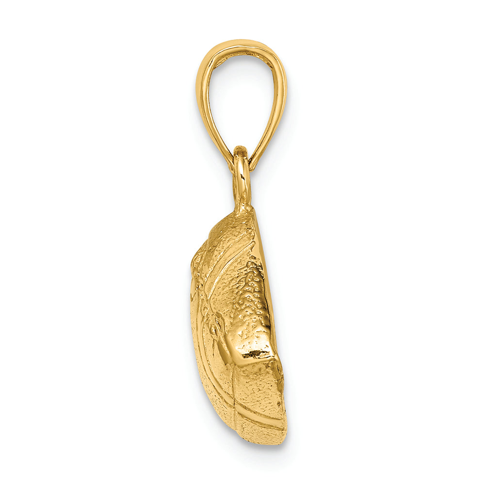 FJC Finejewelers 14k Yellow Gold Polished Open-backed Football Charm