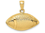 FJC Finejewelers 14k Yellow Gold Polished Open-backed Football Charm