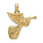 FJC Finejewelers 14k Yellow Gold Angel with Trumpet Charm