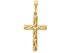 FJC Finejewelers 14k Yellow Gold Reversible Latin Cross Charm