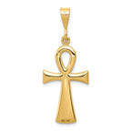 FJC Finejewelers 14k Yellow Gold Egyptian Ankh Cross Charm