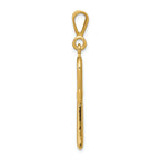 FJC Finejewelers 14k Yellow Gold Egyptian Ankh Cross Charm