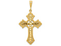 FJC Finejewelers 14k Yellow Gold Bright Cut Celtic Cross Charm