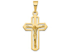 FJC Finejewelers 14k Yellow Gold Polished Crucifix Charm
