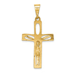 FJC Finejewelers 14k Yellow Gold Polished Crucifix Charm