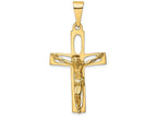 FJC Finejewelers 14k Yellow Gold Polished Crucifix Charm