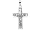 FJC Finejewelers 14k White Gold Crucifix Charm